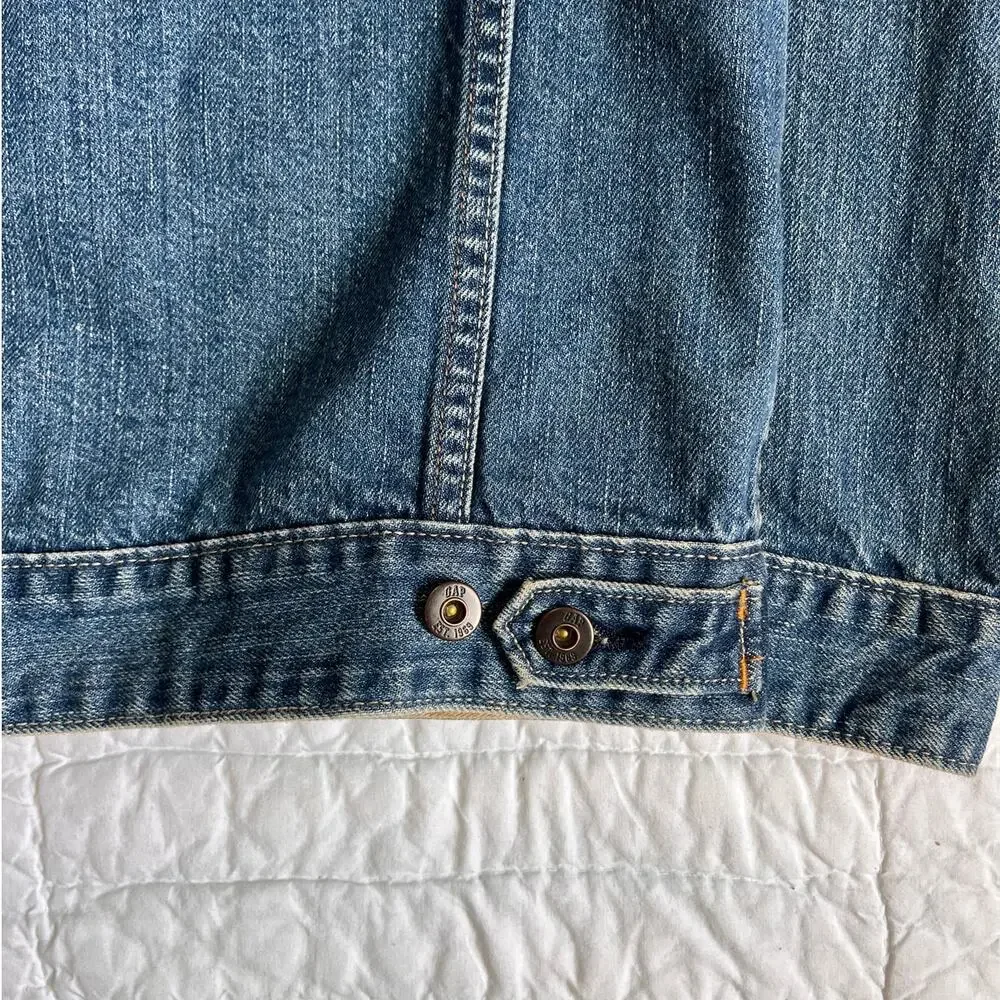 GAP Kids Medium Blue Classic Denim Jean Jacket Boys XXL 14-16